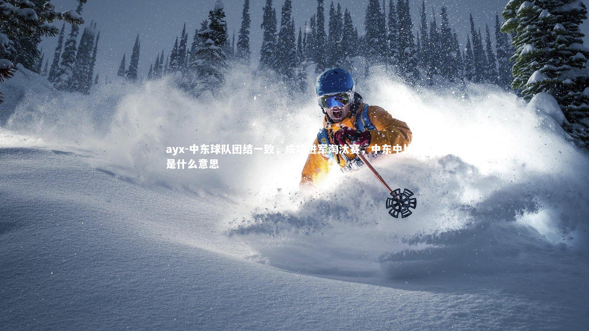 ayx-中东球队团结一致，成功进军淘汰赛，中东中比赛是什么意思