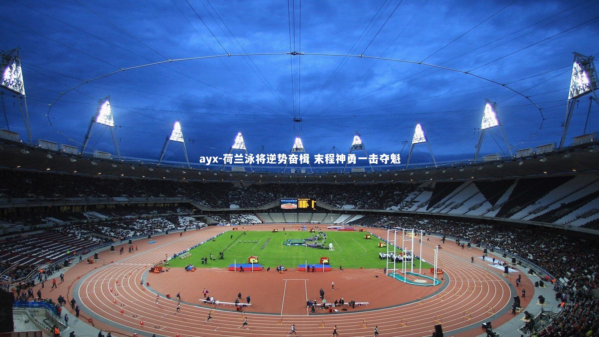 荷兰泳将逆势奋楫 末程神勇一击夺魁